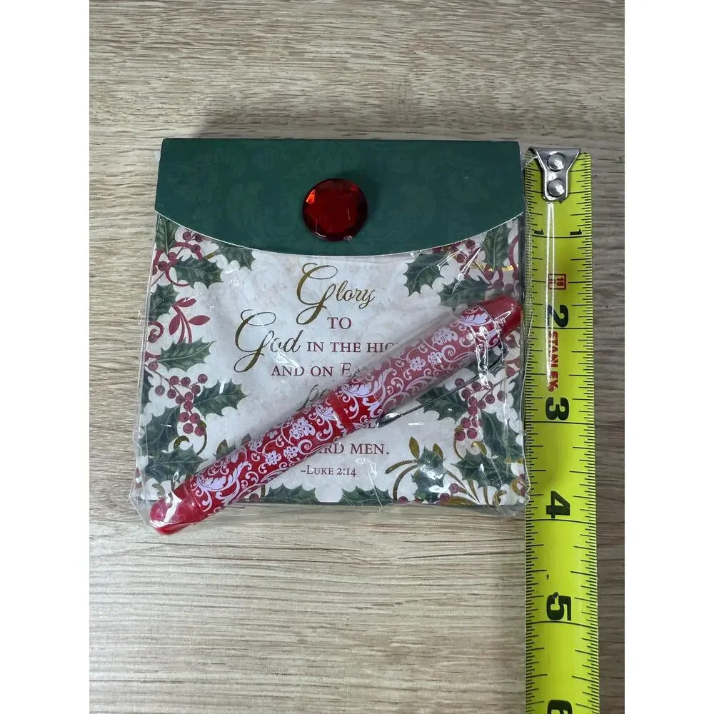 Hobby Lobby Christmas 2012 Notepad Pen Set